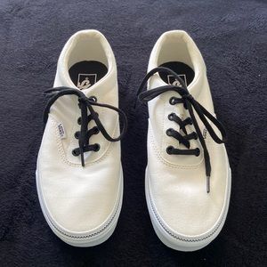 beige/creme coloured vans